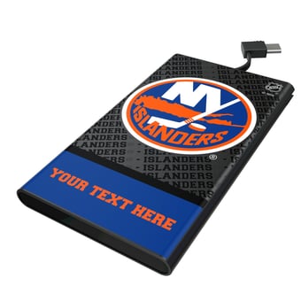Keyscaper New York Islanders Personalized EndZone Plus 5000mAh Flat Powerbank