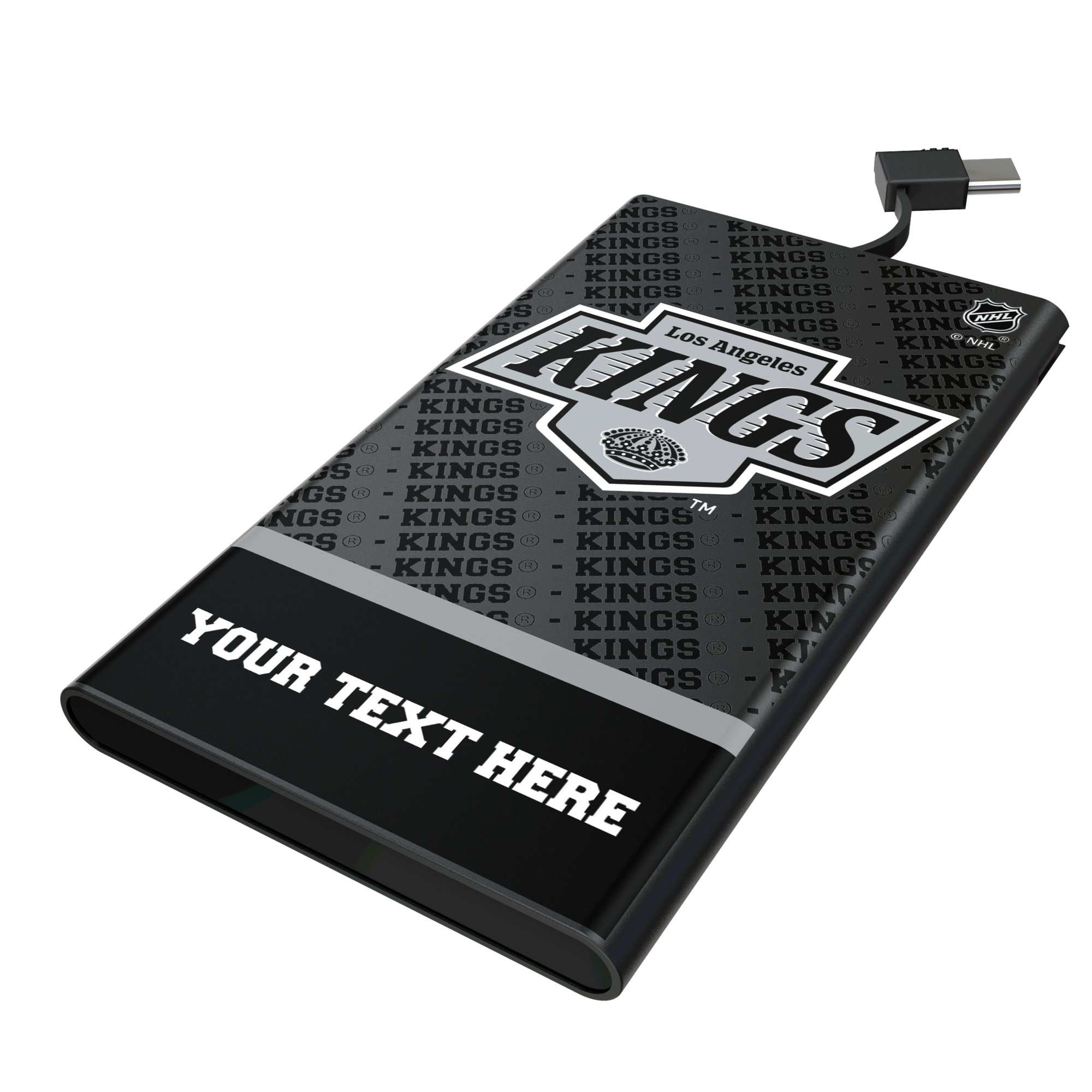 Keyscaper Los Angeles Kings Personalized EndZone Plus 5000mAh Flat Powerbank
