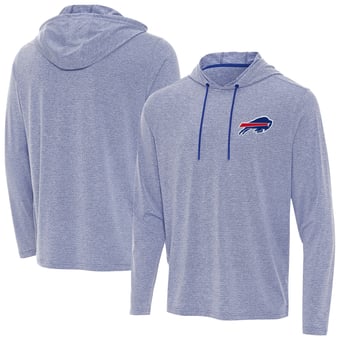 Men's Antigua Heather Royal Buffalo Bills Changeover Hoodie