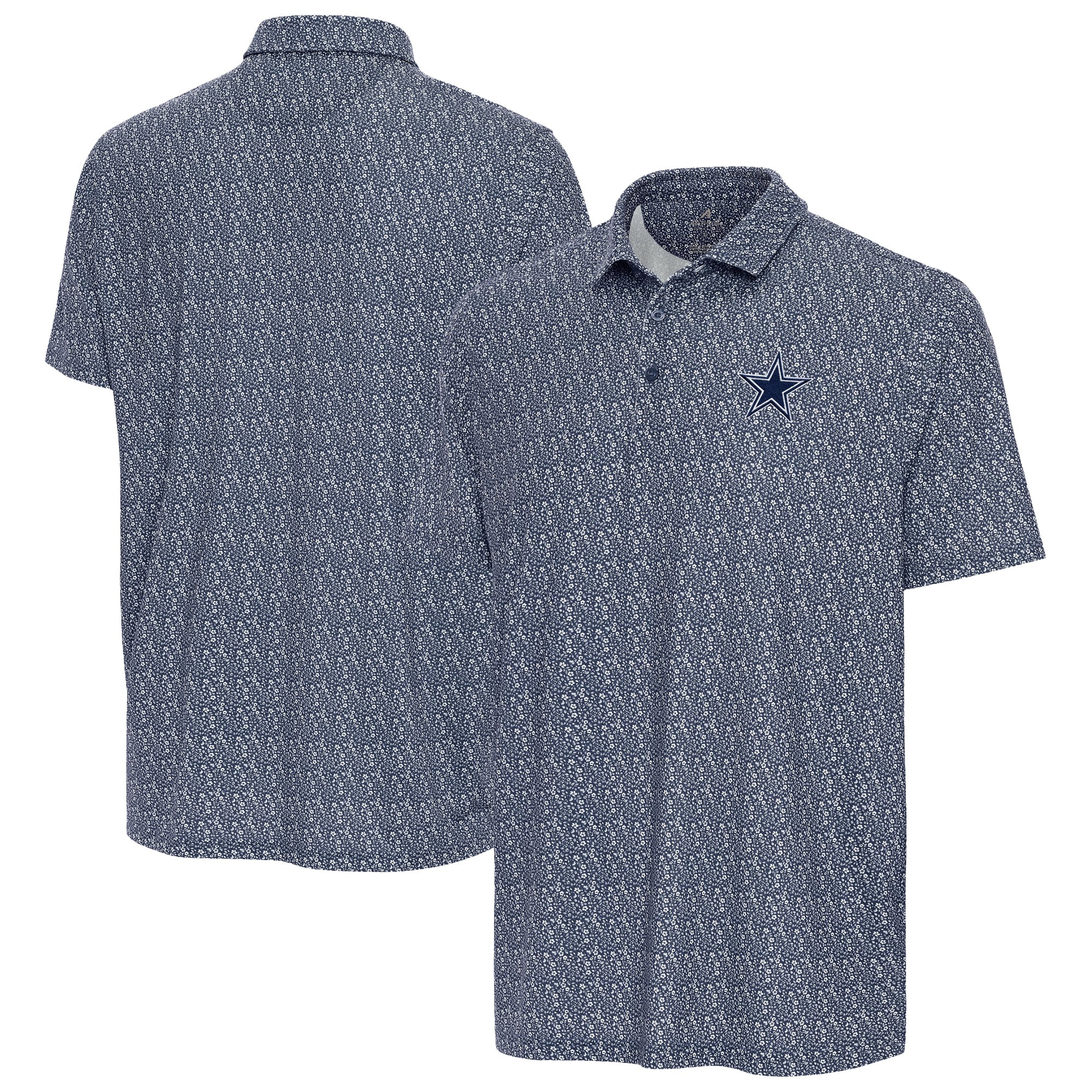 Men’s Antigua Navy Dallas Cowboys Botanic Polo
