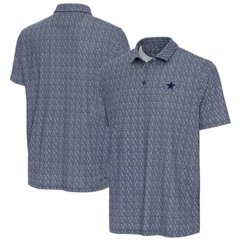 Men's Antigua Navy Dallas Cowboys Botanic Polo
