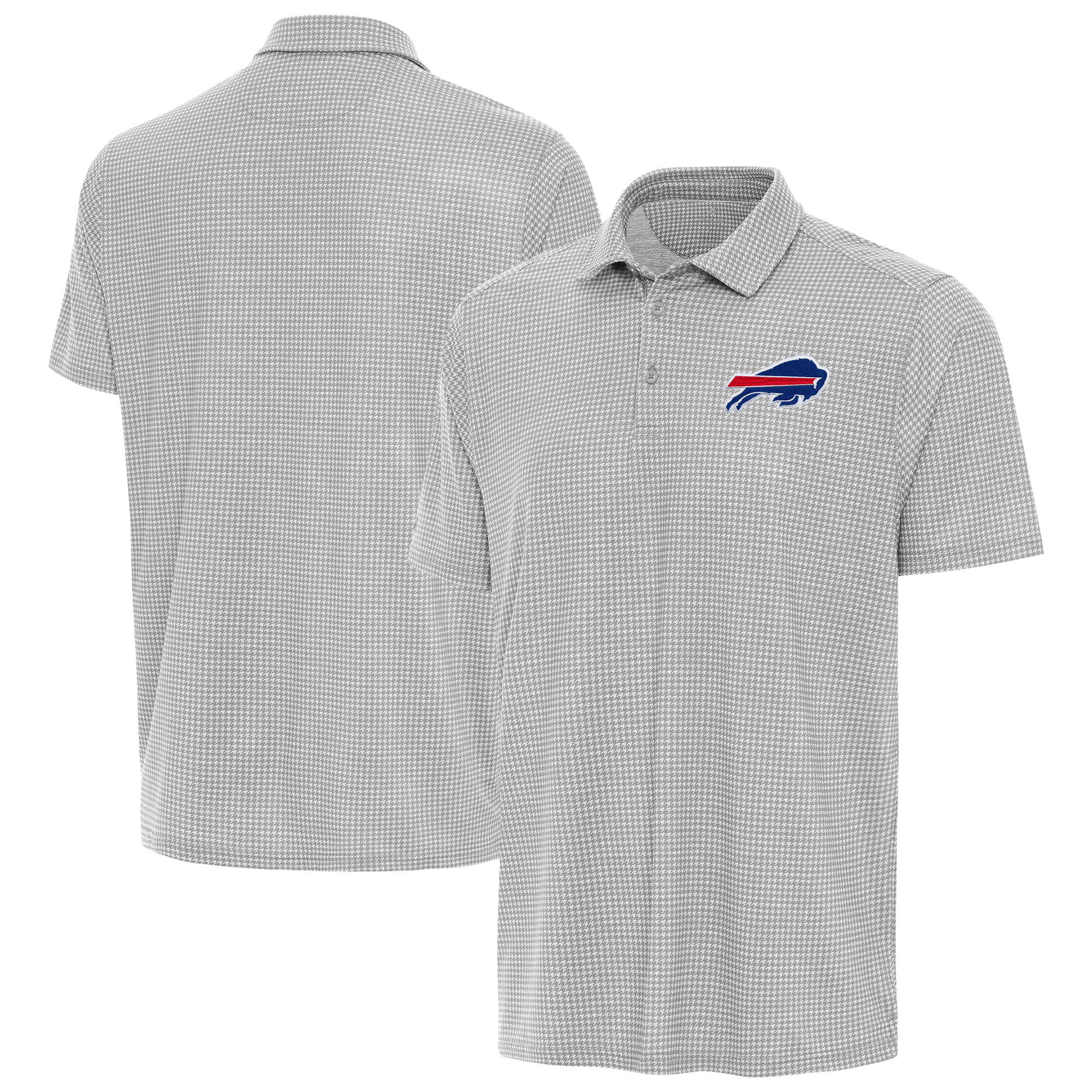 Men's Antigua Heather Gray Buffalo Bills Replica Polo