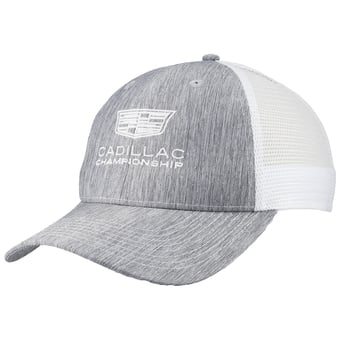 Men's Ahead Gray/White Cadillac Championship Brant Adjustable Hat