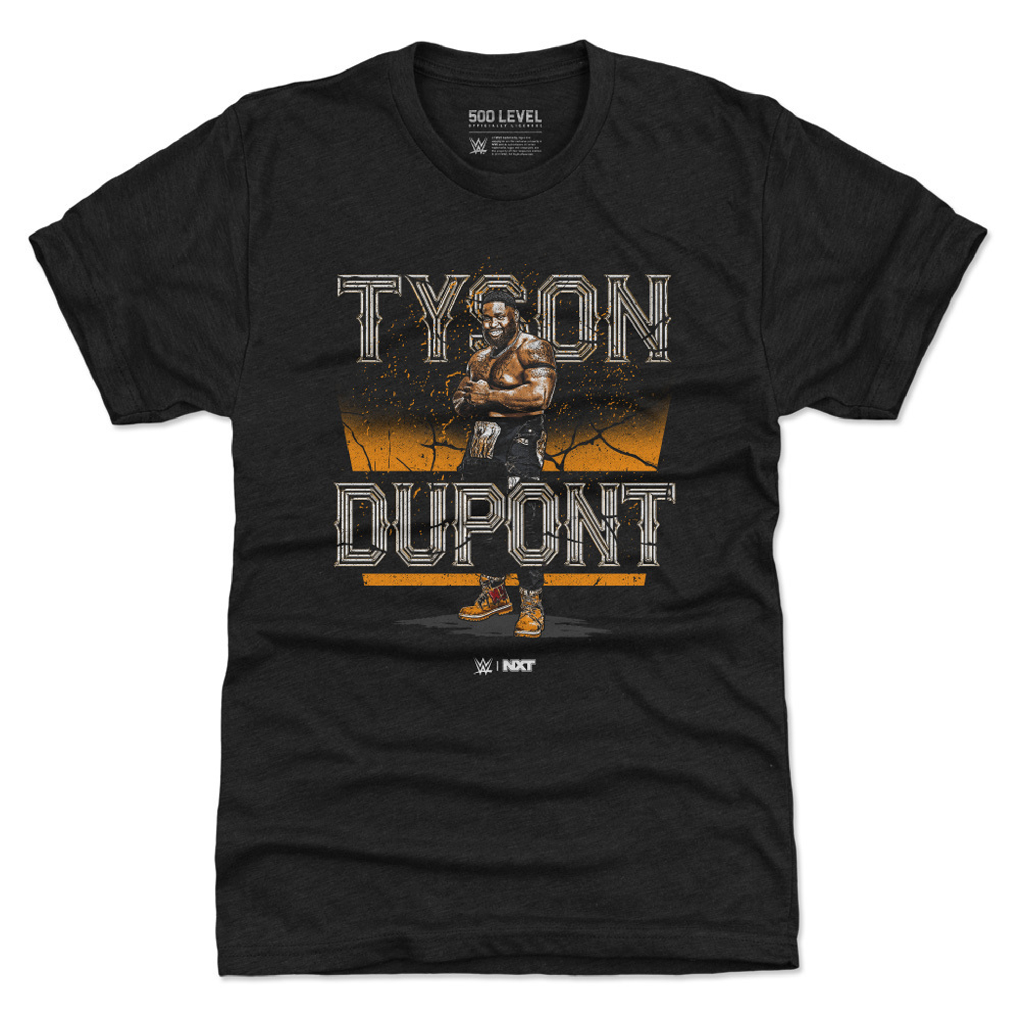 Men’s 500 Level Black Tyson Dupont Tri-Blend T-Shirt Men’s 500 Level Black Tyson Dupont Tri-Blend T-Shirt