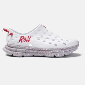 Unisex Kane Footwear  White Alabama Crimson Tide Speckle Shoe