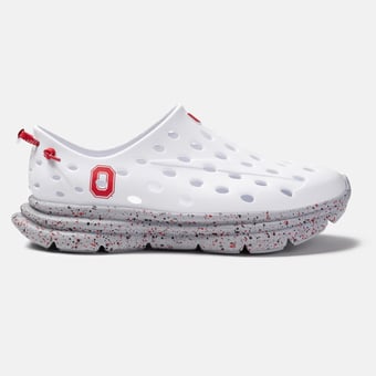 Unisex Kane Footwear  White Ohio State Buckeyes Speckle Shoe
