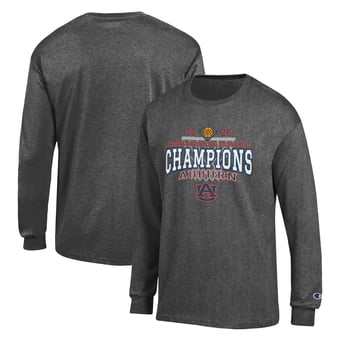 Unisex Champion  Gray Auburn Tigers 2026 NIT Champions Long Sleeve T-Shirt
