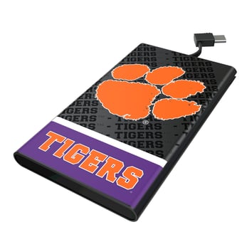 Keyscaper Clemson Tigers Endzone Plus 5000mAh Flat Powerbank
