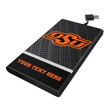 Keyscaper Oklahoma State Cowboys Personalized Endzone Plus 5000mAh Flat Powerbank