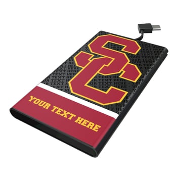 Keyscaper USC Trojans Personalized Endzone Plus 5000mAh Flat Powerbank