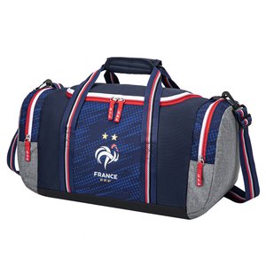 Sac de sport France 50 x 26 x 26 cm - 1 compartiment, 3 poches - Bleu, vue 4