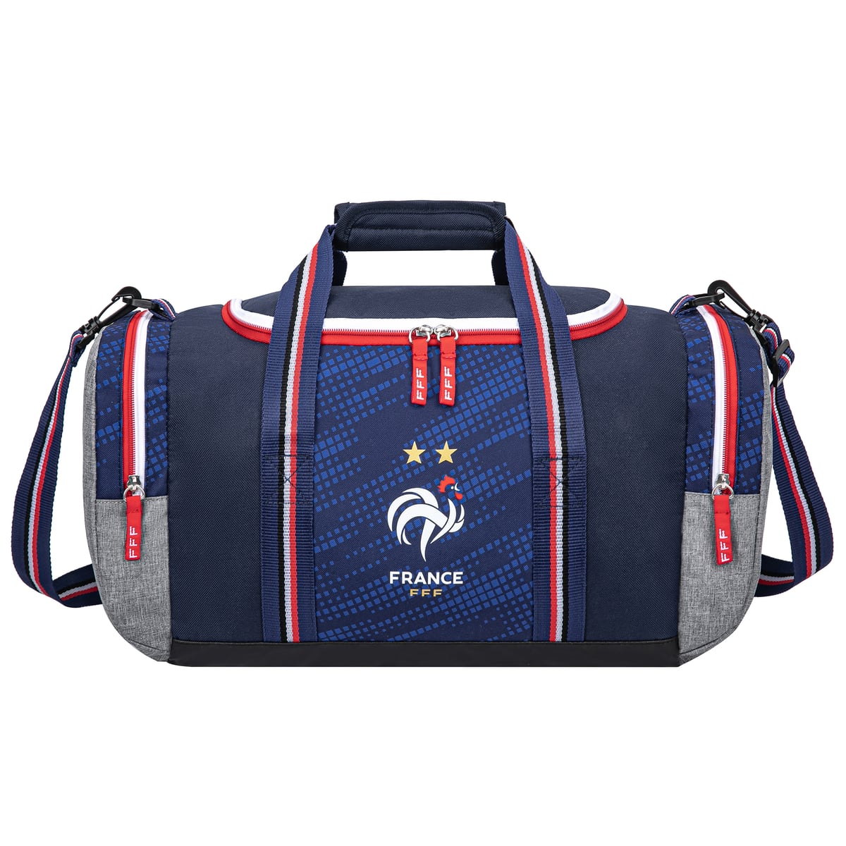 Sac de sport France 50 x 26 x 26 cm - 1 compartiment, 3 poches - Bleu