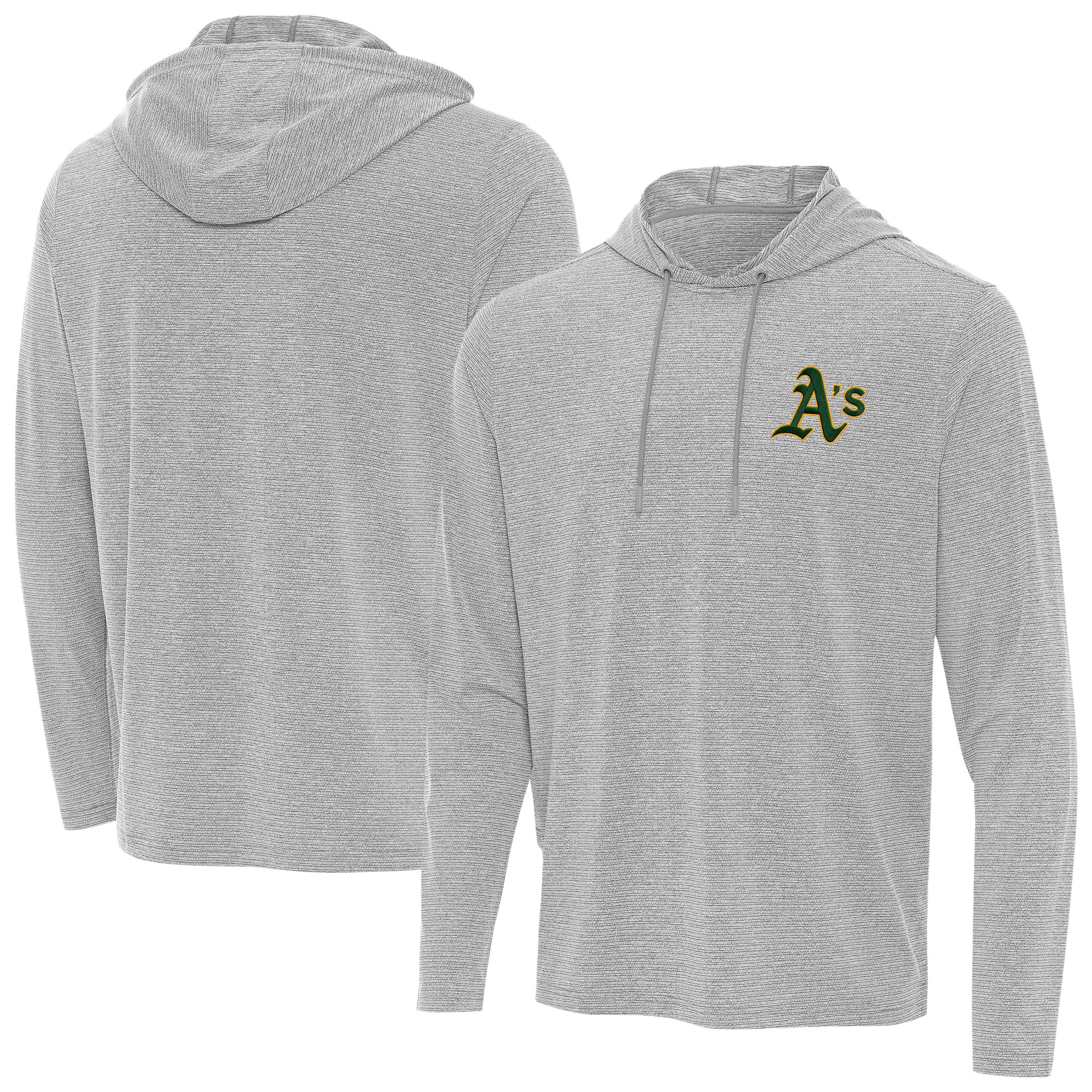Men's Antigua Heather Gray Athletics Changeover Hoodie