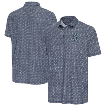 Men's Antigua Navy Seattle Mariners Botanic Polo