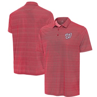 Men's Antigua Red Washington Nationals Mosaic Polo