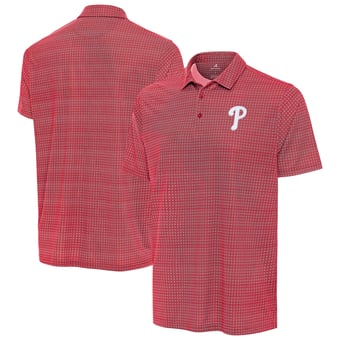 Men's Antigua Red Philadelphia Phillies Mosaic Polo