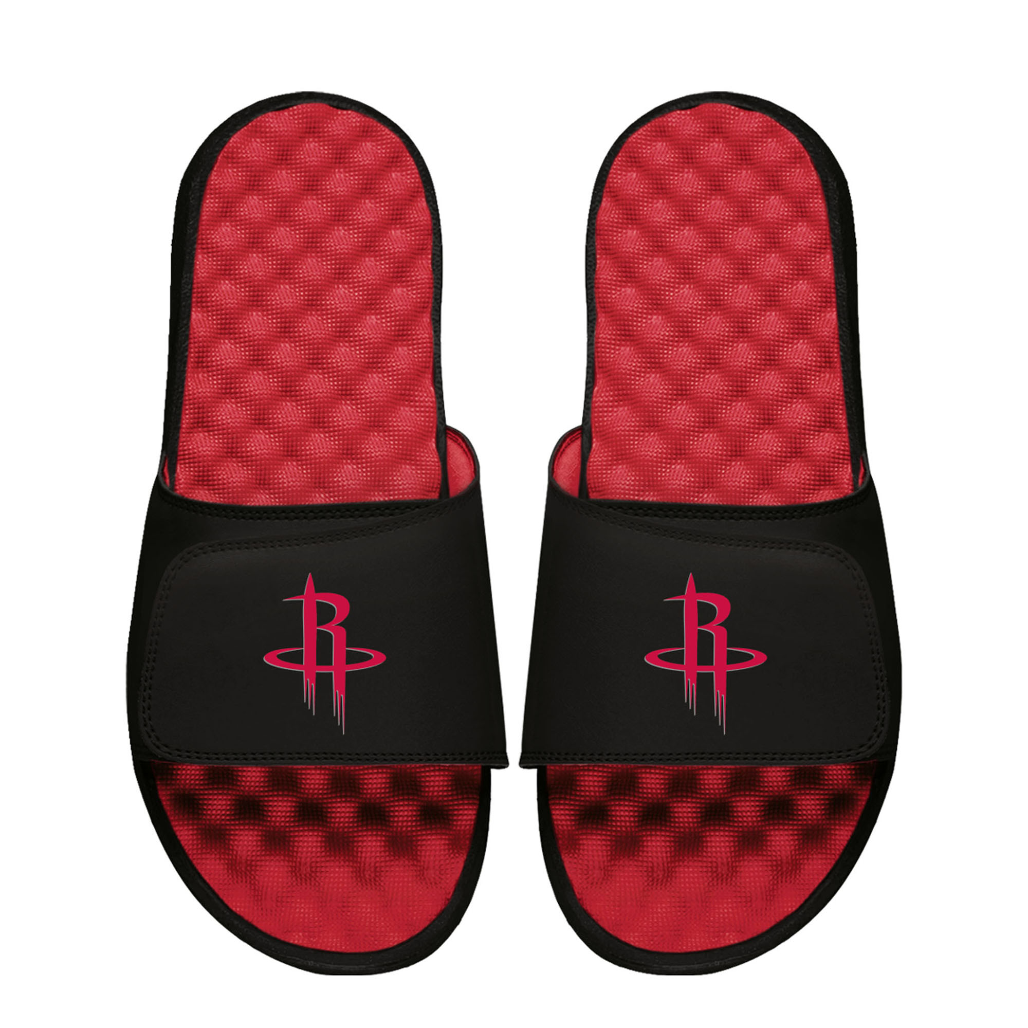 Unisex ISlide Black Houston Rockets Primary Logo Slide Sandals