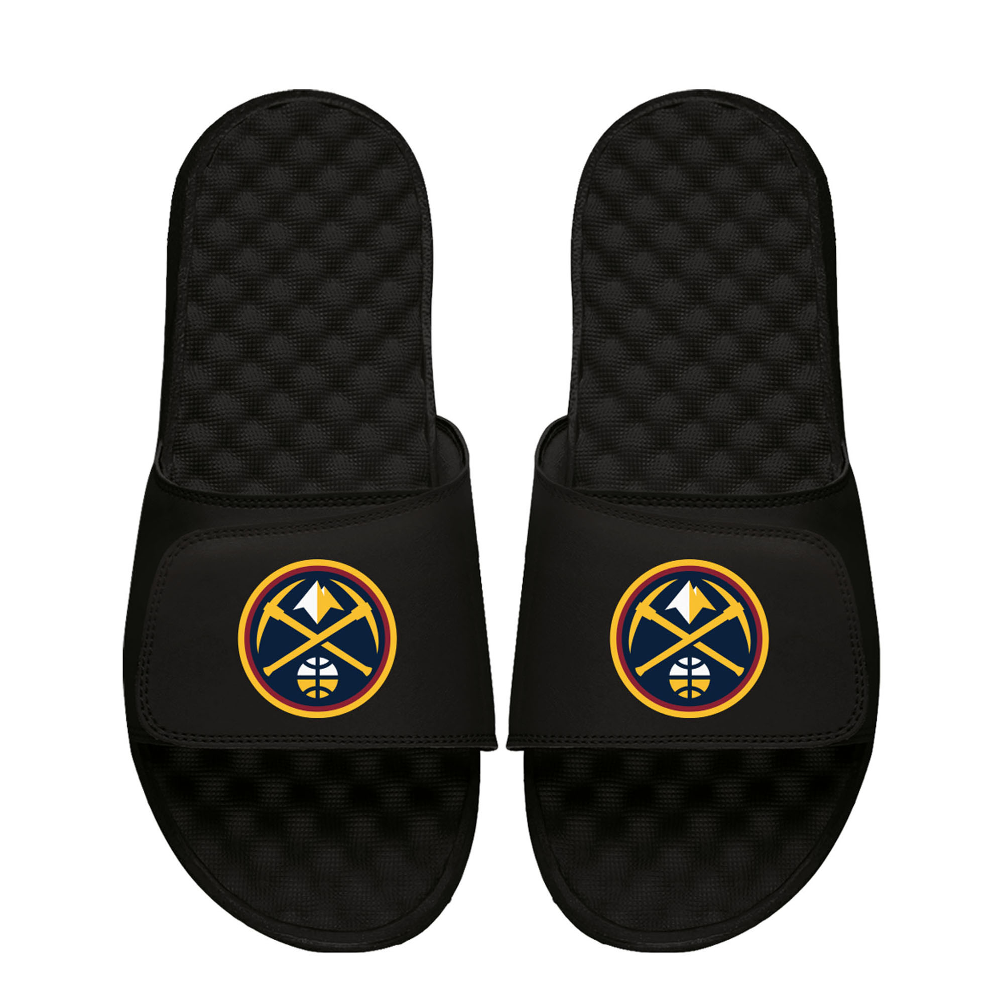 Unisex ISlide Black Denver Nuggets Primary Logo Slide Sandals