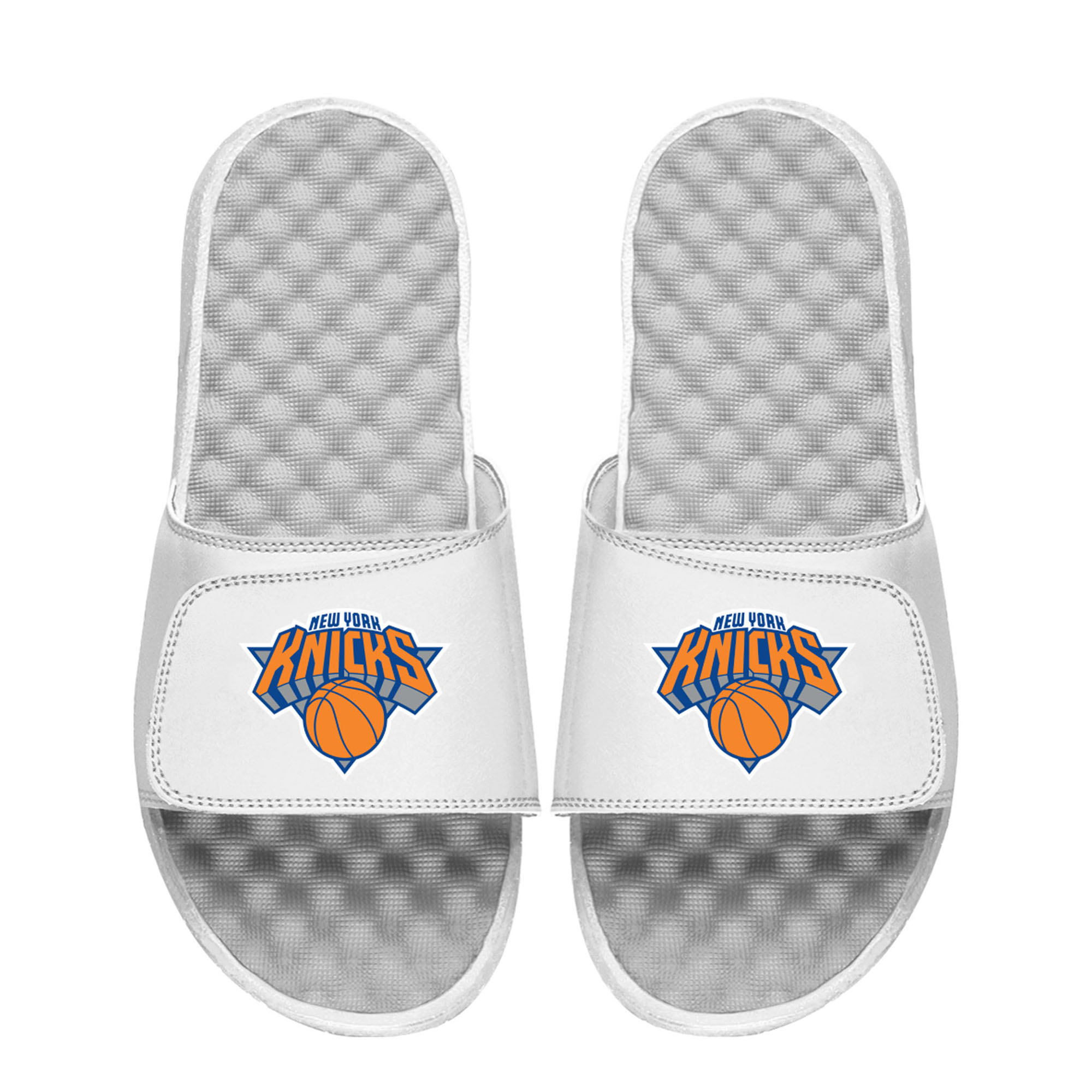Unisex ISlide White New York Knicks Primary Logo Slide Sandals