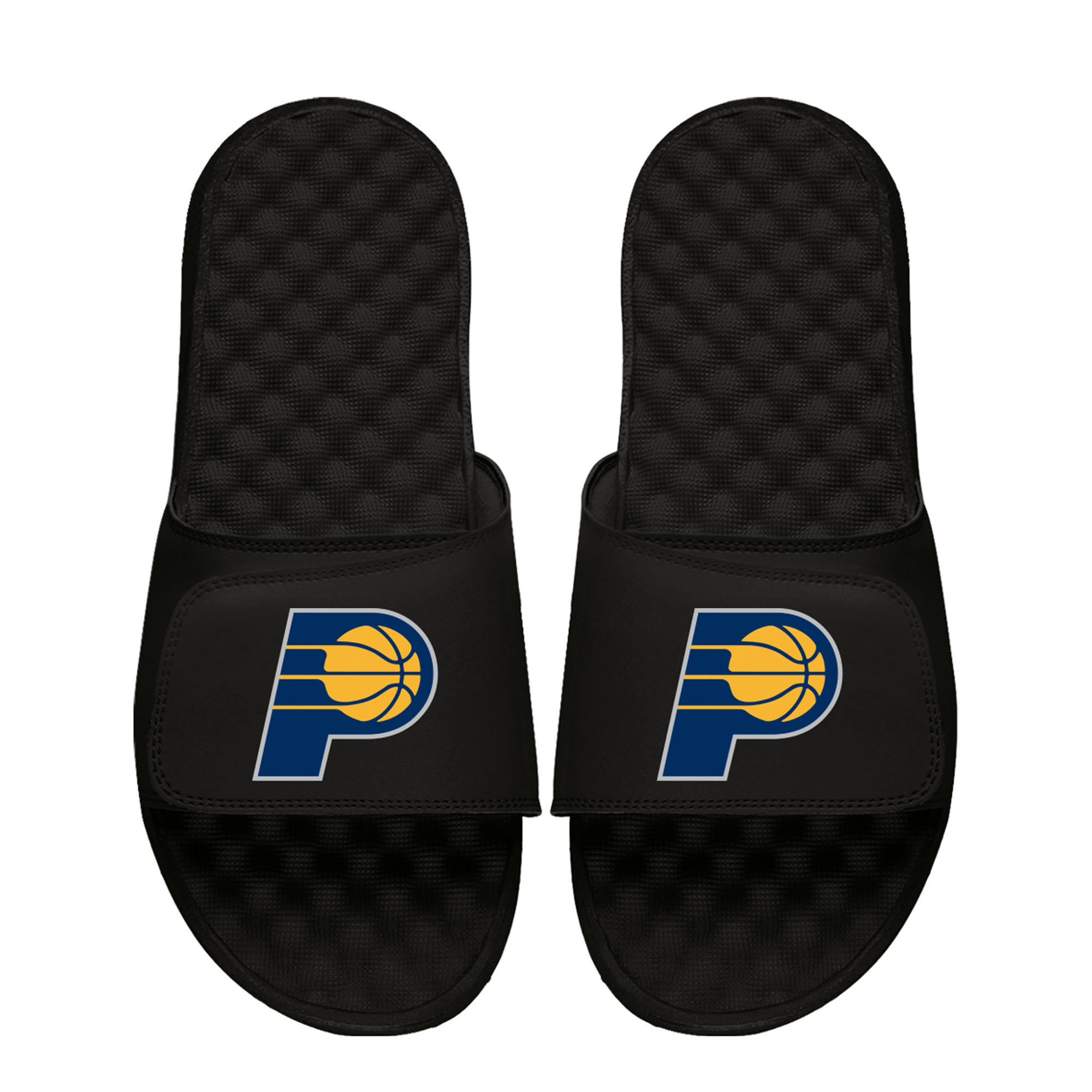 Unisex ISlide Black Indiana Pacers Primary Logo Slide Sandals