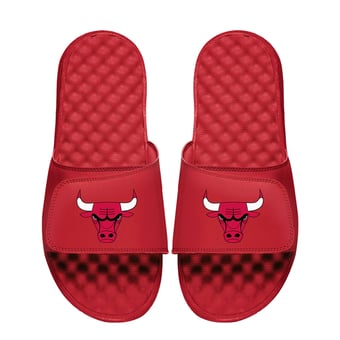 Unisex ISlide Red Chicago Bulls Primary Logo Slide Sandals