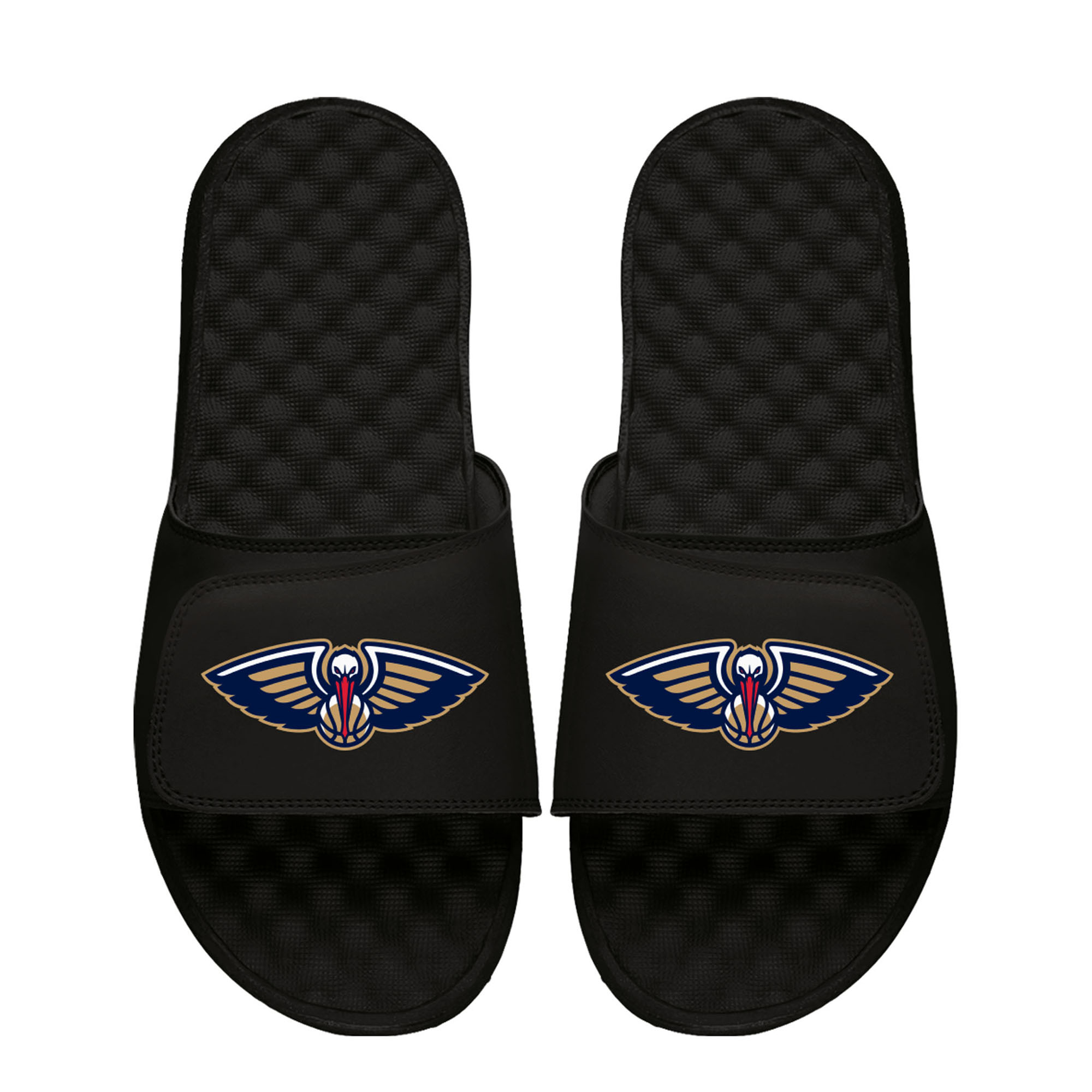 Unisex ISlide Black New Orleans Pelicans Primary Logo Slide Sandals