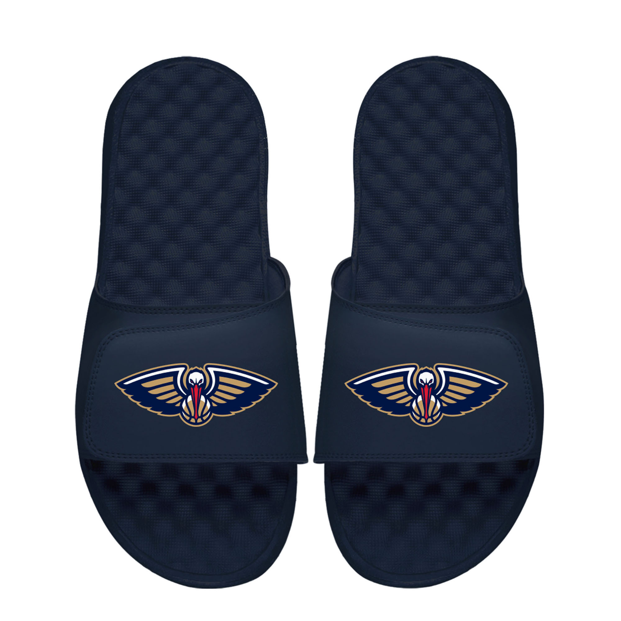 Unisex ISlide Navy New Orleans Pelicans Primary Logo Slide Sandals