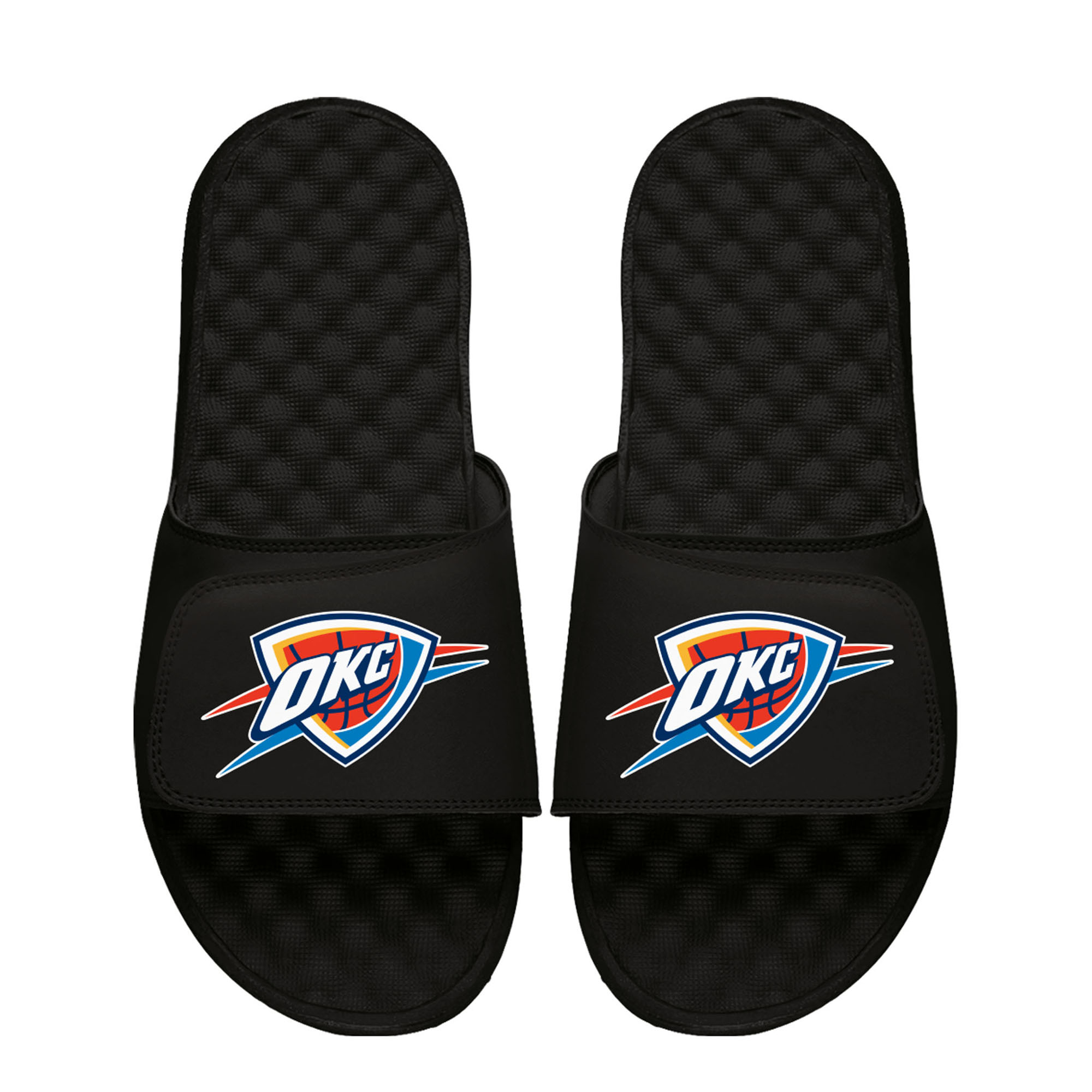 Unisex ISlide Black Oklahoma City Thunder Primary Logo Slide Sandals
