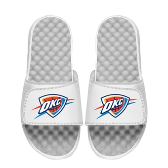 Unisex ISlide White Oklahoma City Thunder Primary Logo Slide Sandals