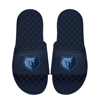 Unisex ISlide Navy Memphis Grizzlies Primary Logo Slide Sandals