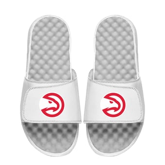 Unisex ISlide White Atlanta Hawks Primary Logo Slide Sandals