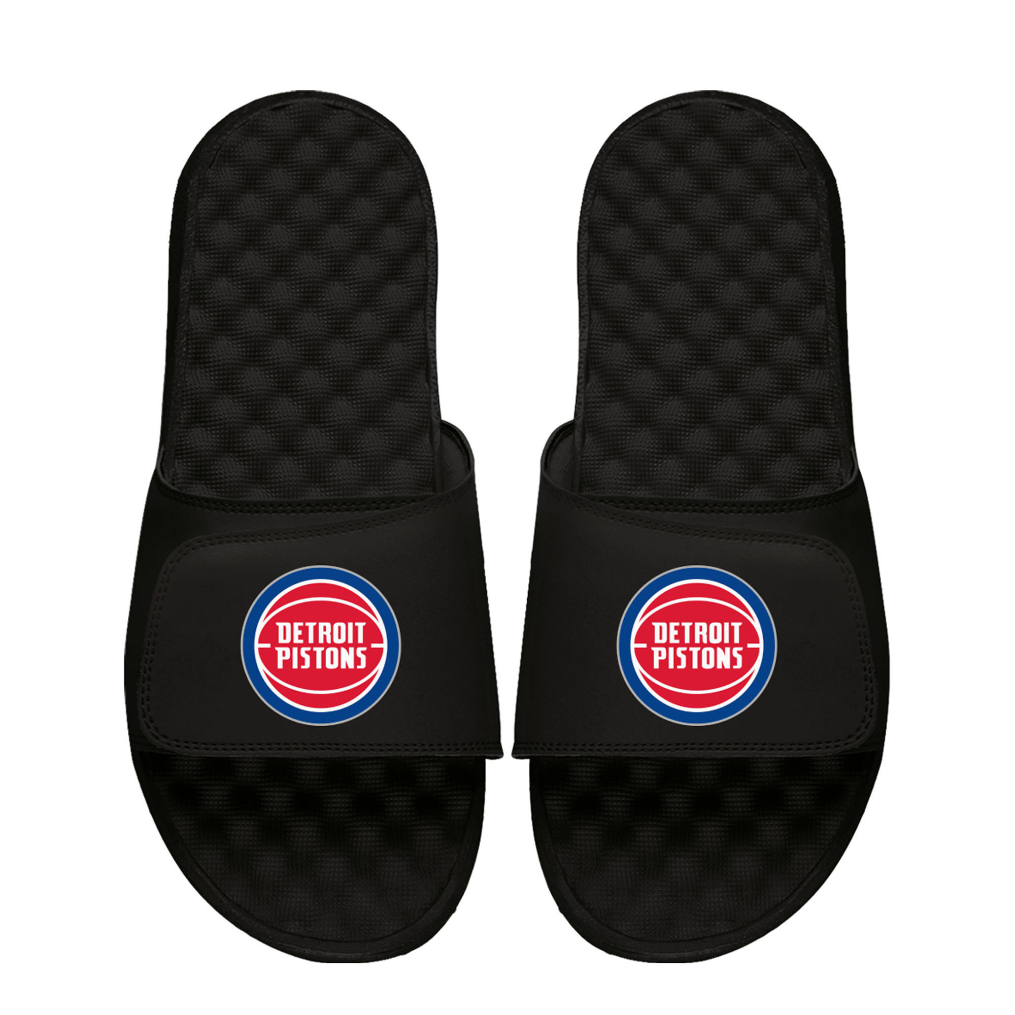 Unisex ISlide Black Detroit Pistons Primary Logo Slide Sandals