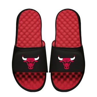 Unisex ISlide Black Chicago Bulls Primary Logo Slide Sandals