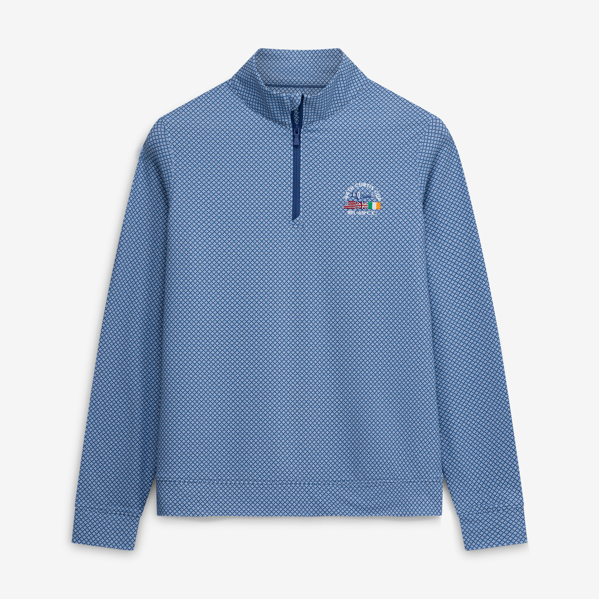 Women’s 2026 Curtis Cup Peter Millar Blue Palmetto Palms Perth Performance Quarter-Zip Women’s 2026 Curtis Cup Peter Millar Blue Palmetto Palms Perth Performance Quarter-Zip