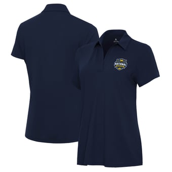 Men's Antigua  Navy Michigan Wolverines 2026 NCAA Men's Basketball National Champions Victory Quarter-Zip Top