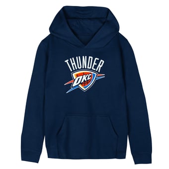 Preschool Outerstuff  Navy Oklahoma City Thunder Primary Logo Hoodie