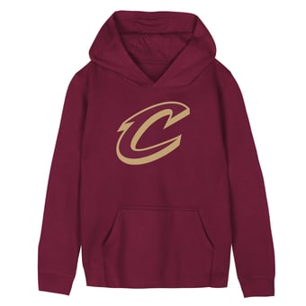 Preschool Outerstuff  Wine Cleveland Cavaliers Primary Logo Hoodie