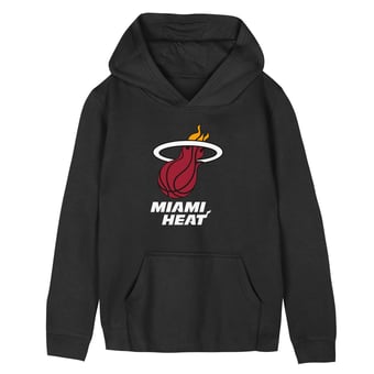 Preschool Outerstuff  Black Miami Heat Primary Logo Hoodie