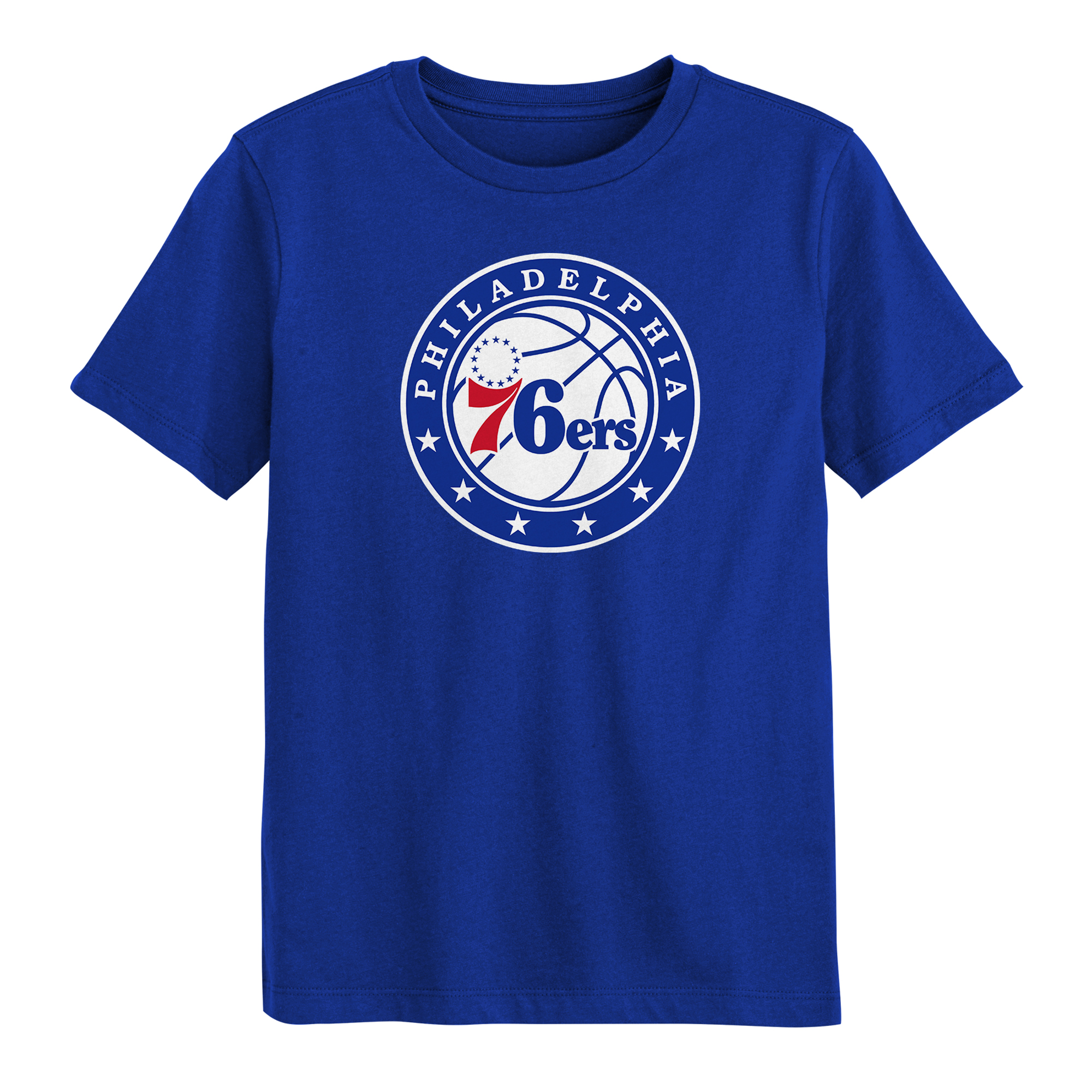 Preschool Outerstuff  Royal Philadelphia 76ers Primary Logo T-Shirt