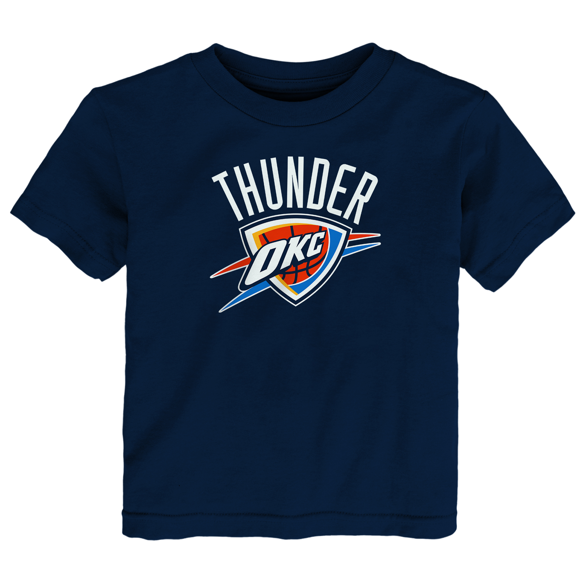Outerstuff Baby Boys' and Girls' Navy Oklahoma City Thunder Primary Logo T-Shirt - Navy