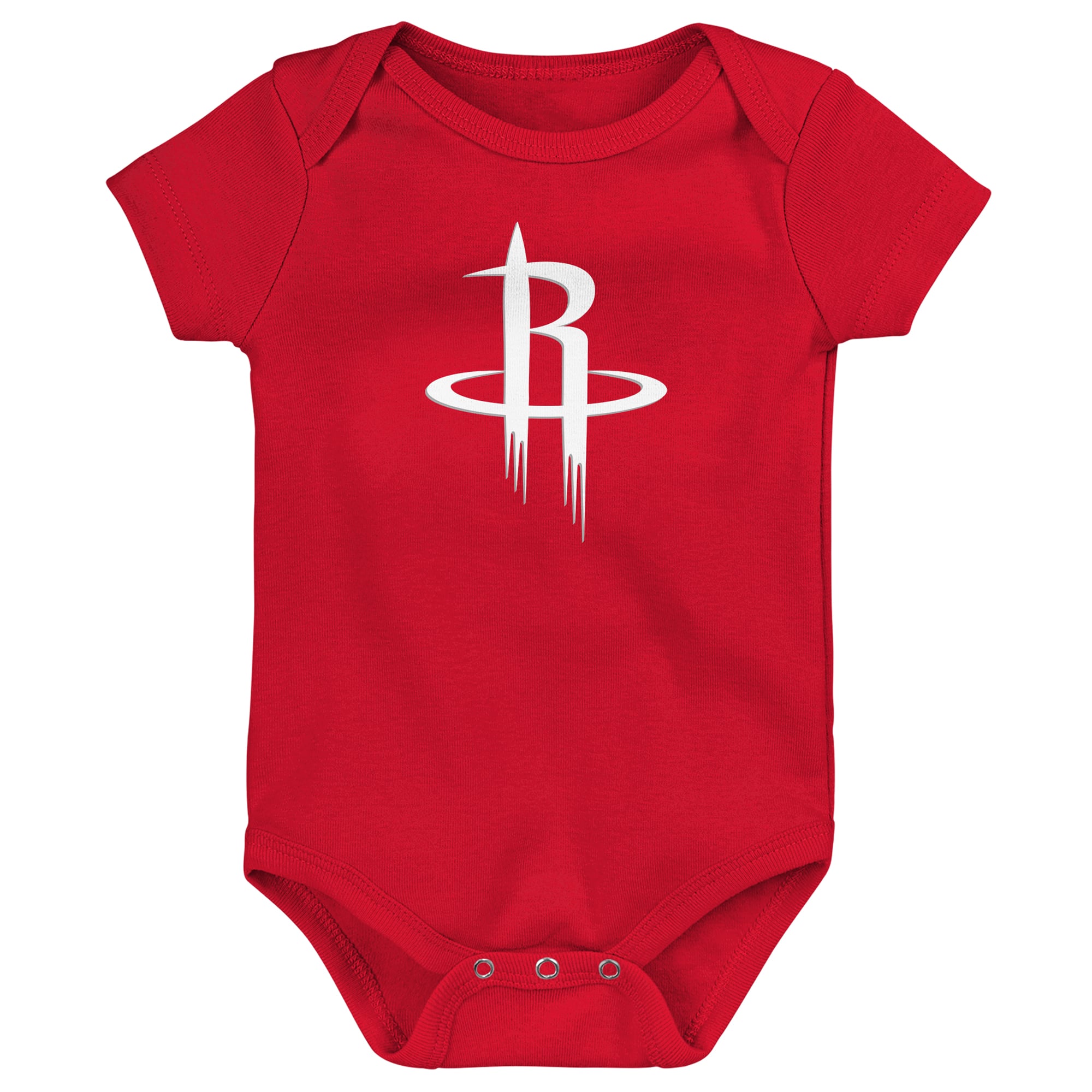 Newborn Outerstuff Red Houston Rockets Primary Logo Bodysuit