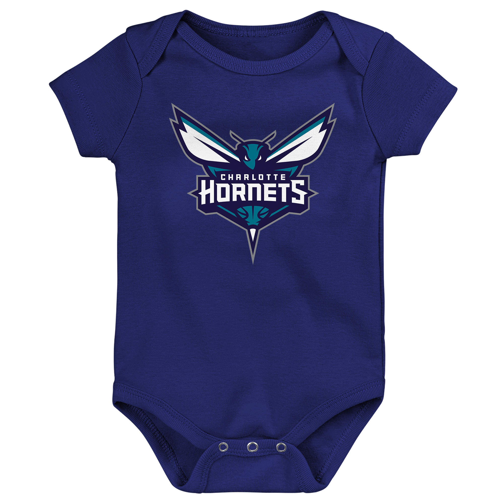 Outerstuff Baby Boys' and Girls' Purple Charlotte Hornets Primary Logo Bodysuit - Purple