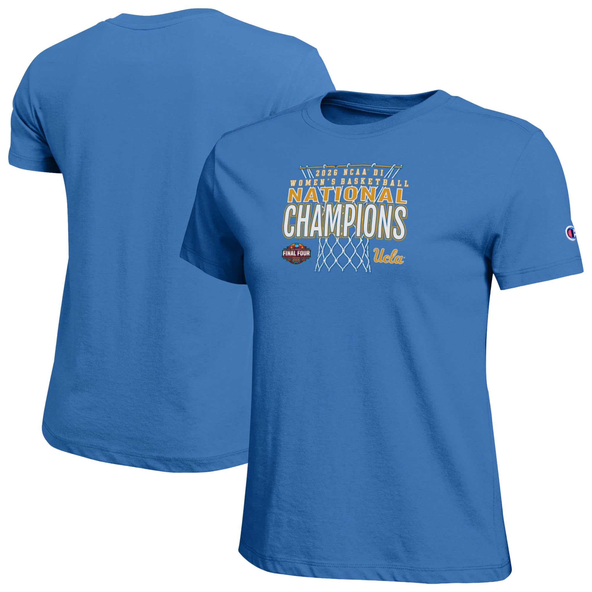 Women's Champion Blue UCLA Bruins 2026 NCAA Women's Basketball National Champions T-Shirt
