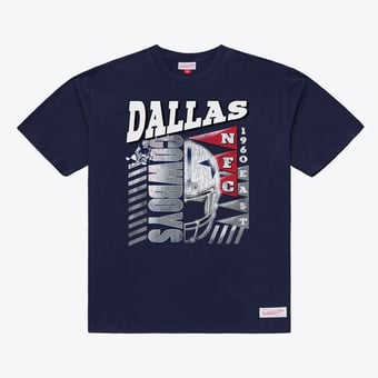 Men's Mitchell & Ness Navy Dallas Cowboys Core Essentials Street Graphic T-Shirt