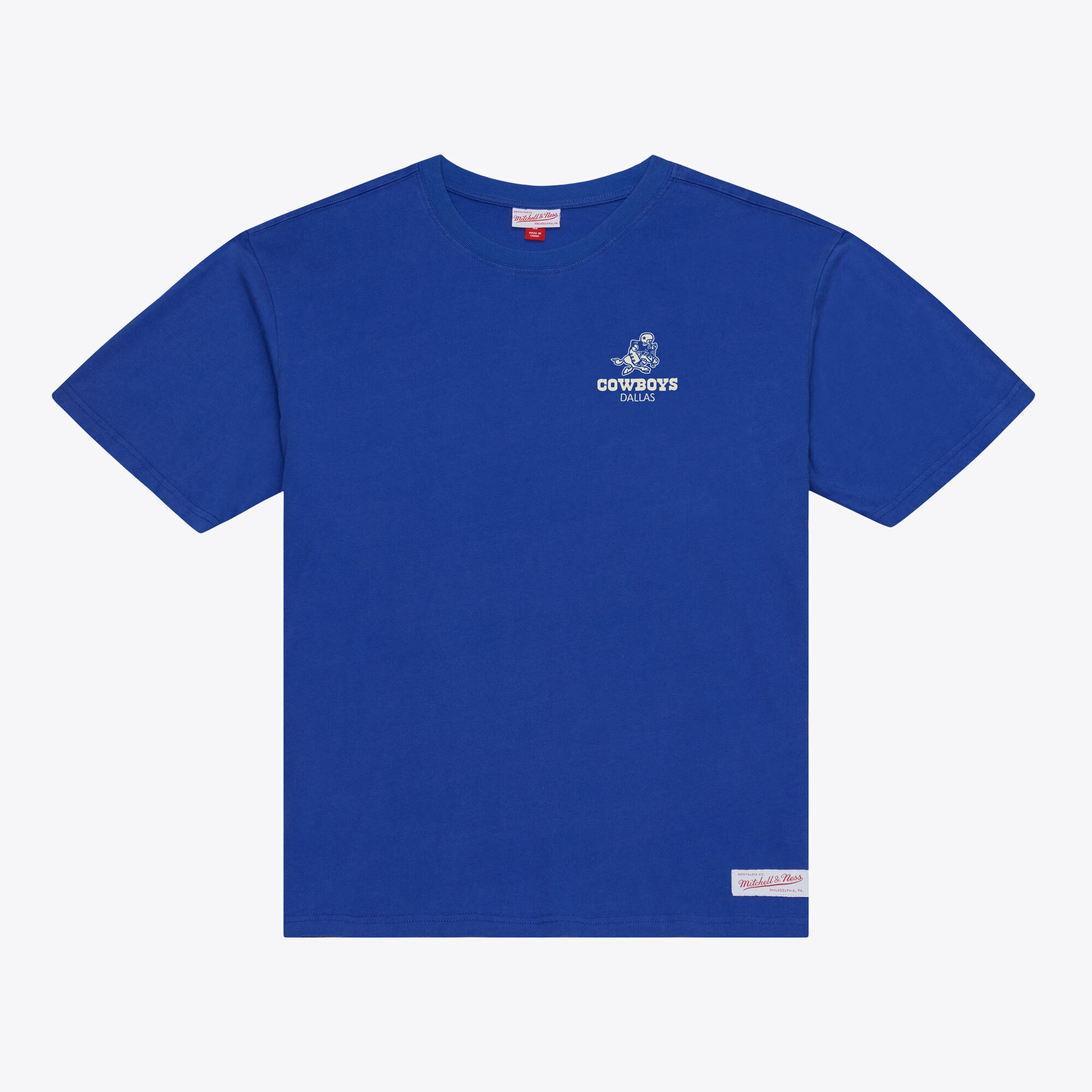 Mitchell & Ness Men's Mitchell Ness Royal Dallas Cowboys Core Essentials Micro Logo T-Shirt - Royal