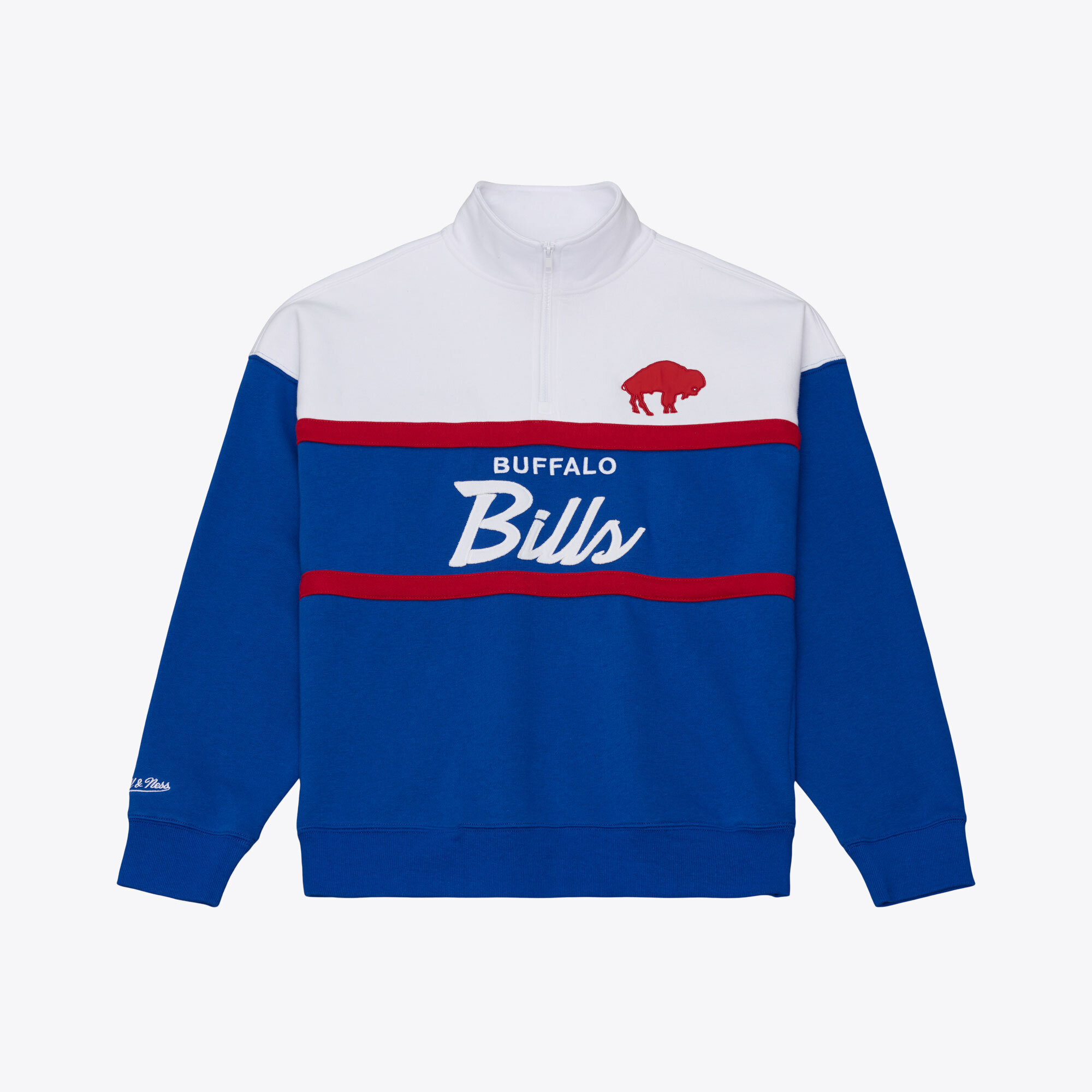 Mitchell & Ness Women's Royal Buffalo Bills Head Coach Quarter-Zip Pullover - Royal