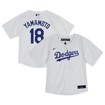 Toddler Nike Yoshinobu Yamamoto White Los Angeles Dodgers Home Replica Jersey