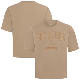 Unisex Levelwear Khaki St. Louis Cardinals Credence Luxe Signature Knit T-Shirt