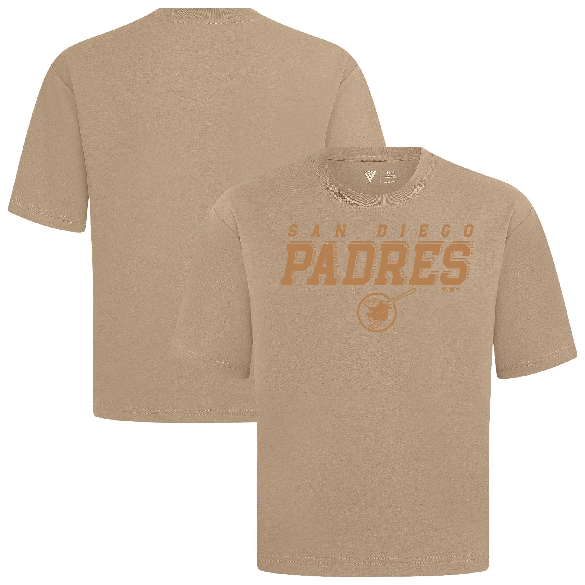 Unisex Levelwear Khaki San Diego Padres Pronto Luxe Signature Knit T-Shirt