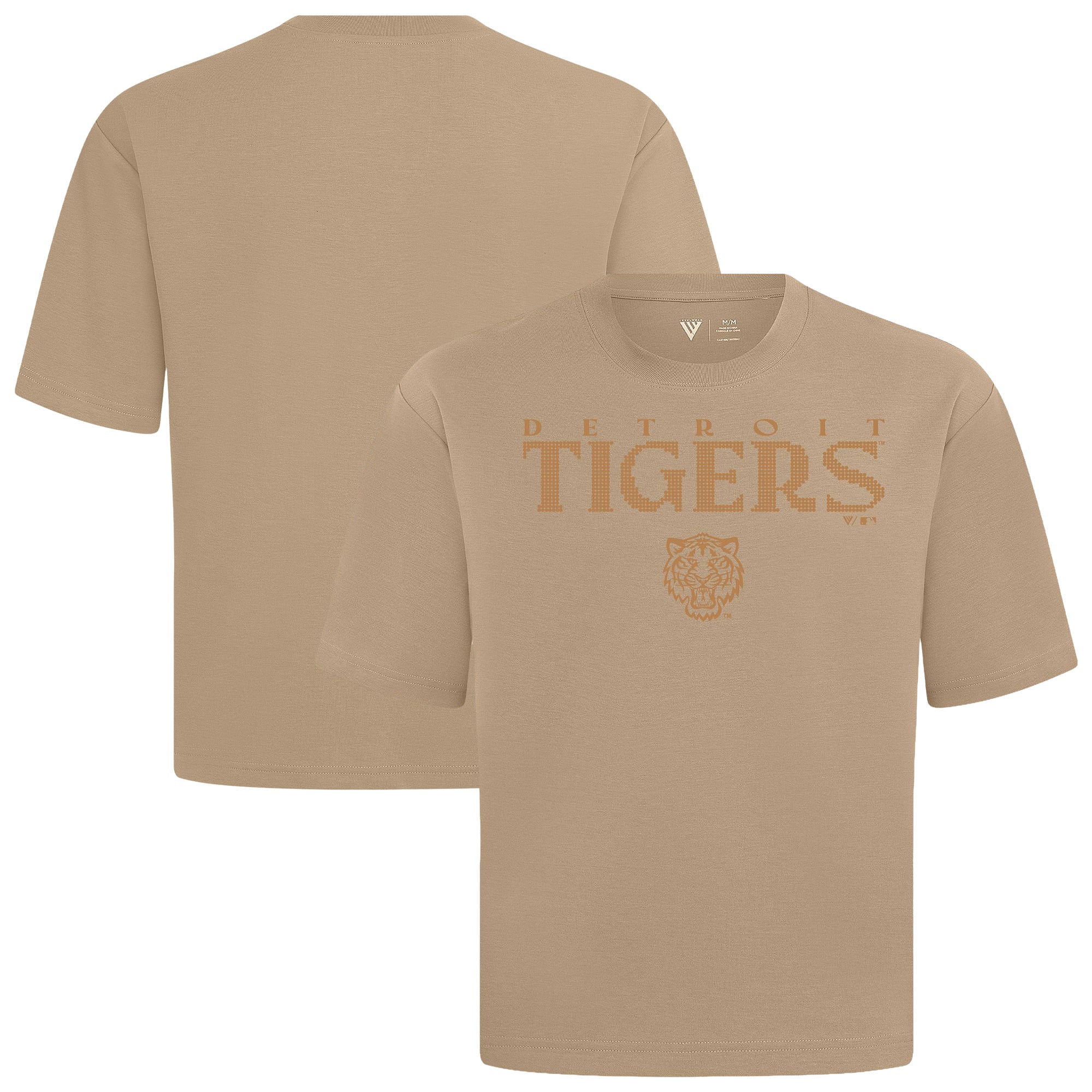Unisex Levelwear Khaki Detroit Tigers Lights Out Luxe Signature Knit T-Shirt